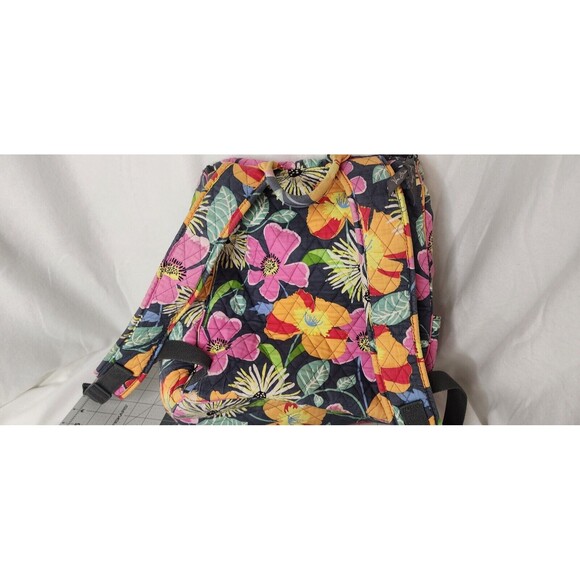 Vera Bradley Jazzy Blooms Floral Backpack Bag Double Zip - Picture 2 of 10